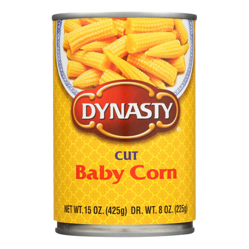 Dynasty Baby Corn Cut (Pack of 12 - 15 Oz.) - Cozy Farm 