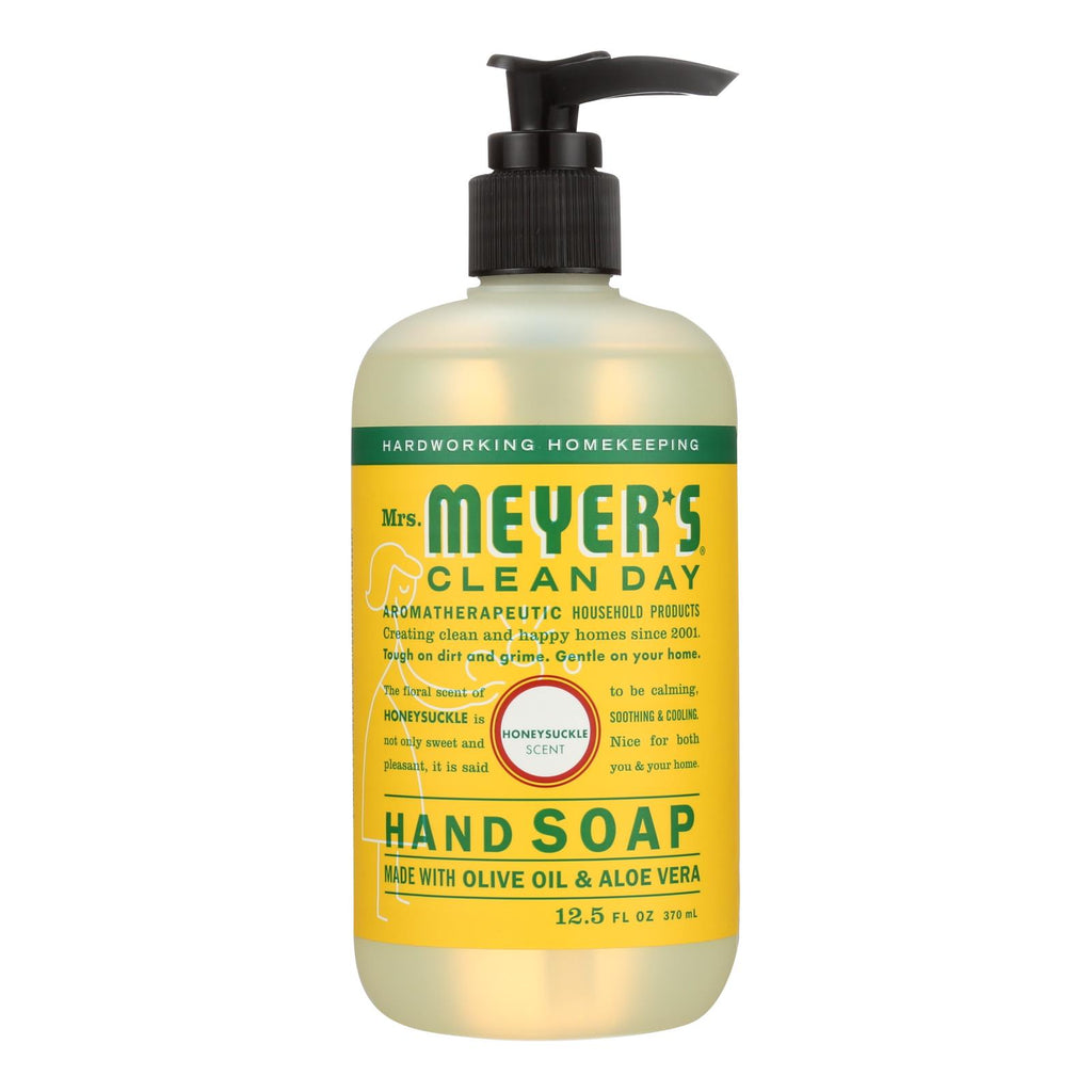 Mrs. Meyer's Clean Day Honeysuckle Liquid Hand Soap (Pack of 6 - 12.5 Oz.) - Cozy Farm 