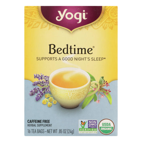 Yogi Caffeine-Free Chamomile Herbal Tea Bags (6 Pack of 16) - Cozy Farm 