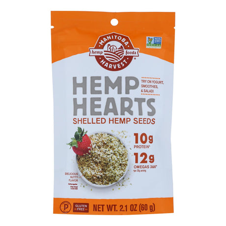 Manitoba Harvest Natural Hemp Hearts - Case Of 12 - 2 Oz - Cozy Farm 