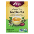 Yogi Refreshing Green Tea Kombucha - Vibrant Flavor, 16 Tea Bags (Pack of 6) - Cozy Farm 