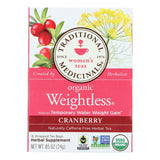 Traditional Medicinals Organic Weightless Cranberry Herbal Tea, 6 Packs of 16 Tea Bags Each - Cozy Farm 