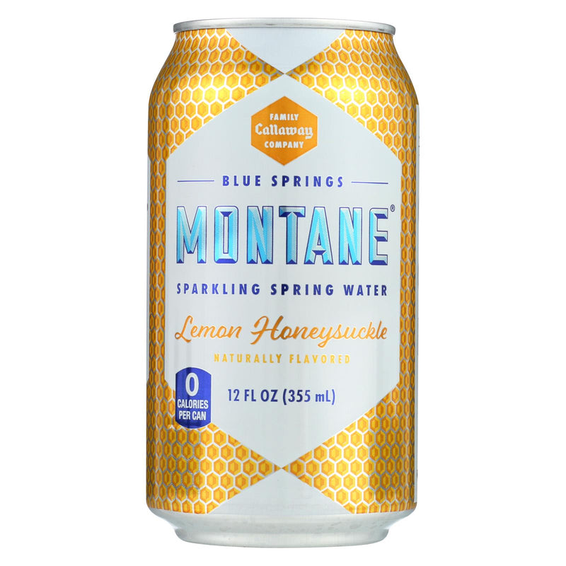Montane Water Sparkling Lemon Honeysuckle 3 Pack 8/12oz - Cozy Farm 