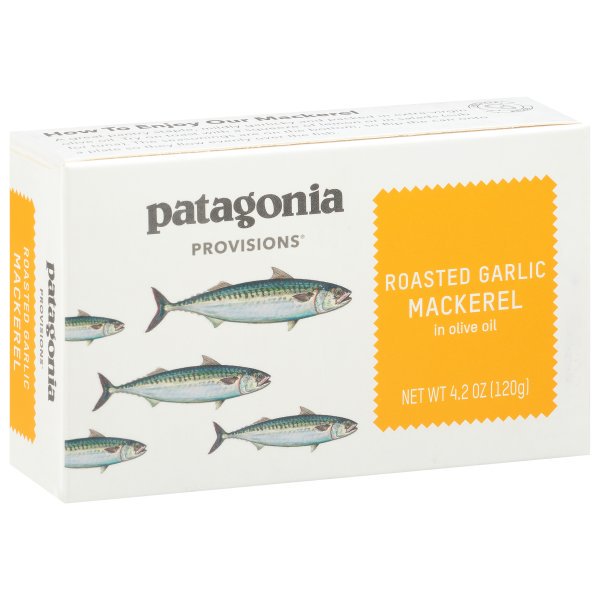 Patagonia Provisions Savory Mackerel with Roasted Garlic (Pack of 10-4.2 Oz) - Cozy Farm 