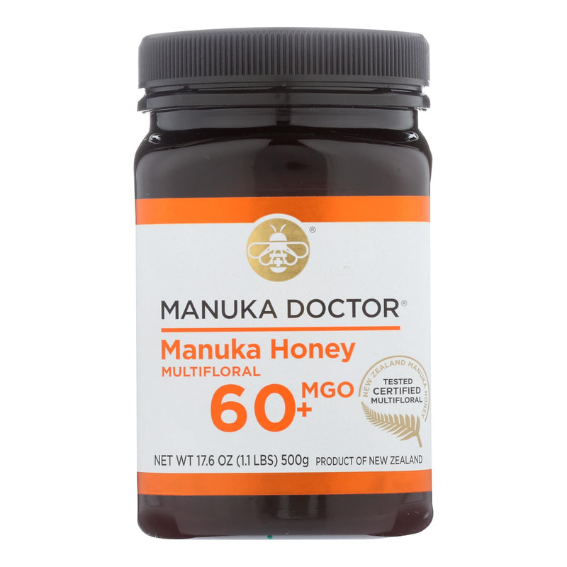 Manuka Doctor Advanced Manuka Honey MGO60+ 500g (Pack of 6-17.6 Oz) - Cozy Farm 