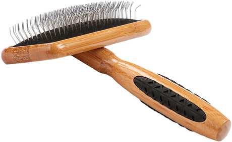 Bass Brushes Pet Grooming Dematting Slicker Brush for Large Breeds with Long Hair - Cozy Farm 