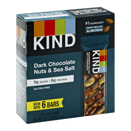 Kind Bar Dark Chocolate Nuts Sea Salt, 1.4 oz Bars (10-Pack) - Cozy Farm 