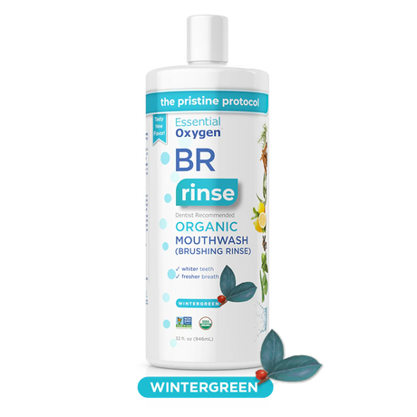 Essential Oxygen Wintergreen Mouthwash - 32 oz Bottle - Cozy Farm 