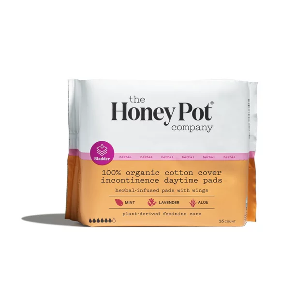 The Honey Pot Herbal Incontinence Day Pads (Pack of 16) - Cozy Farm 