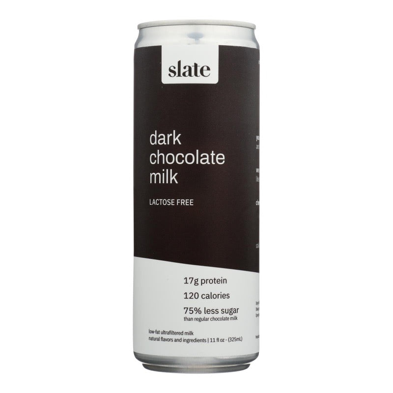 Slate Milk Low Fat Dark Chocolate 11oz Aseptic (Pack of 12) - Cozy Farm 