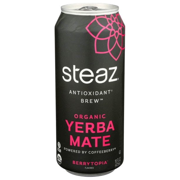 Steaz Yerba Mate Brytopia, 12 Pack, 16 Fl. Oz Per Bottle - Cozy Farm 