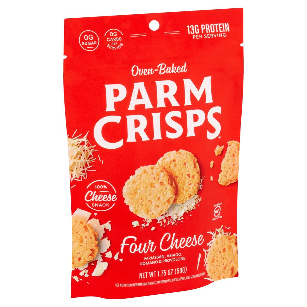 Parm Crisps (Pack of 12) Four Cheese - 1.75 Oz - Cozy Farm 