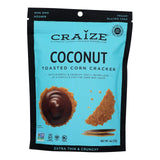 Craize Corn Crisps Coconut Toastd, 0.9 oz. (Pack of 6) - Cozy Farm 