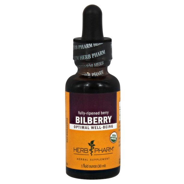 Herb Pharm Bilberry Extract: 1 Fl Oz for Maximum Eye Support - Cozy Farm 