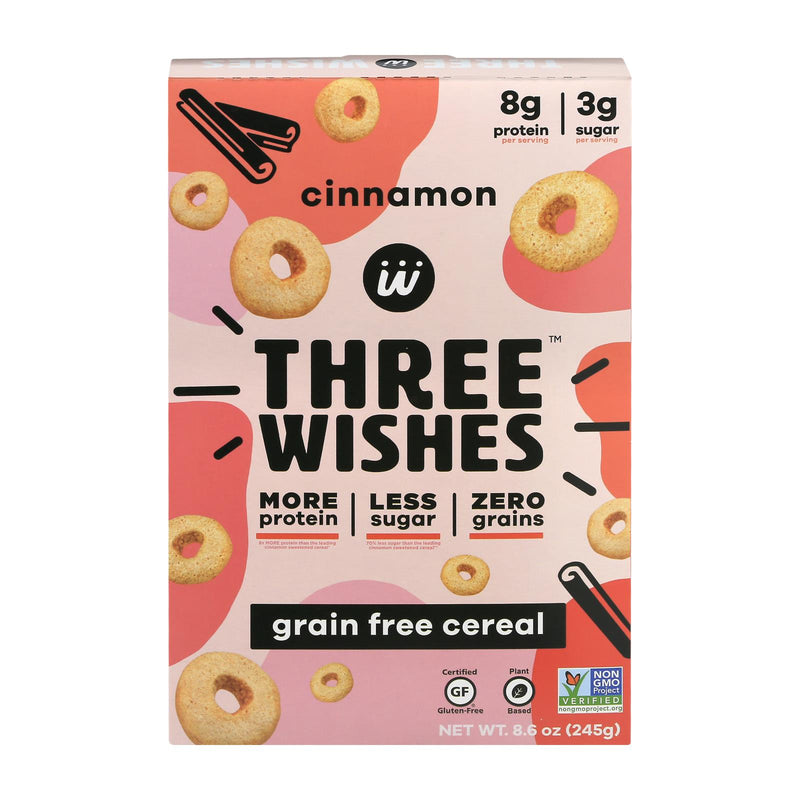 Gluten-Free Cinnamon Delight: Three Wishes Cereal (Pack of 6 - 8.6 Oz Boxes) - Cozy Farm 