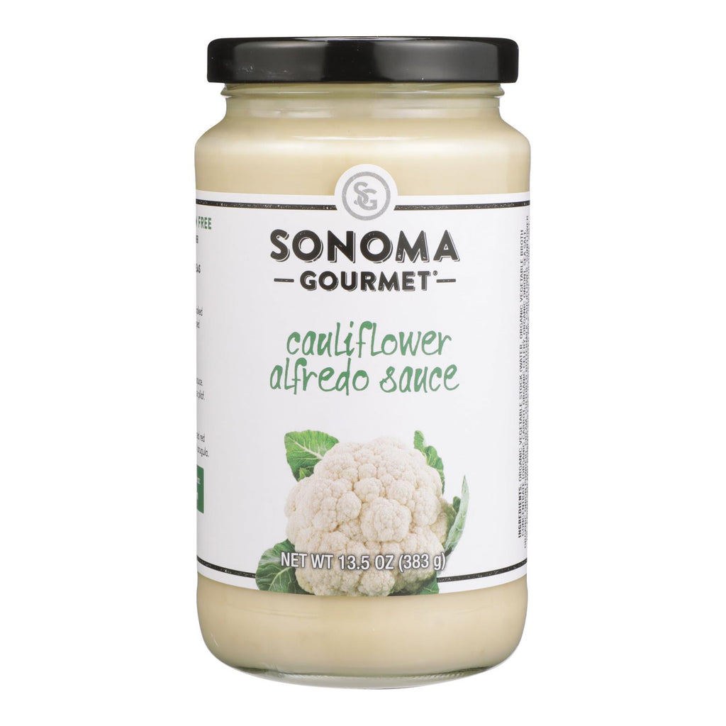 Jars  Sonoma Gourmet - Sauce Creamy Califlwr Alfredo (Pack of 6-15.5 Oz Jars) - Cozy Farm 