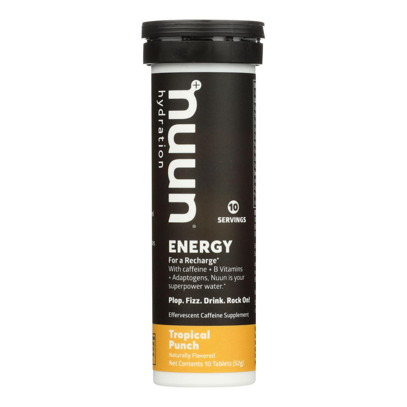 Nuun Energy: Tropical Punch Tablets (10 Ct, Pack of 8) - Cozy Farm 