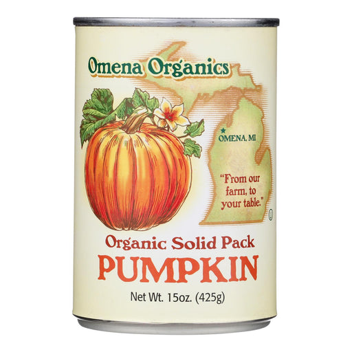 Omena Organics - Pumpkin Solid (Pack of 12-15 Oz) - Cozy Farm 