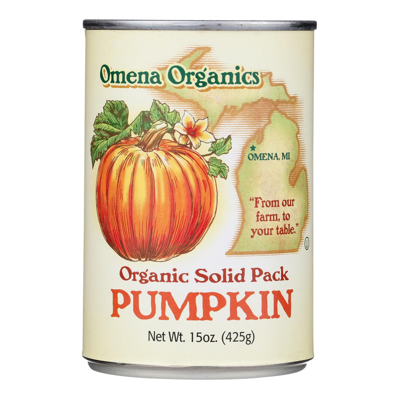 Omena Organics Pumpkin Solid (Pack of 15 Oz, 12-Pack) - Cozy Farm 
