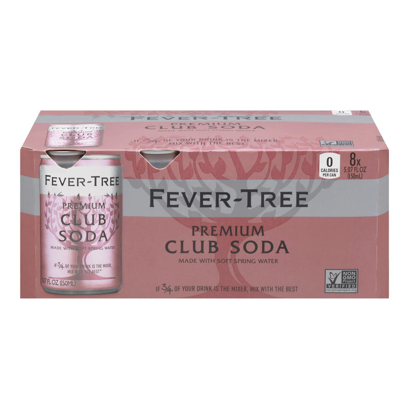 Fever-Tree Club Soda, 8.5 fl oz Cans (Pack of 3) - Cozy Farm 