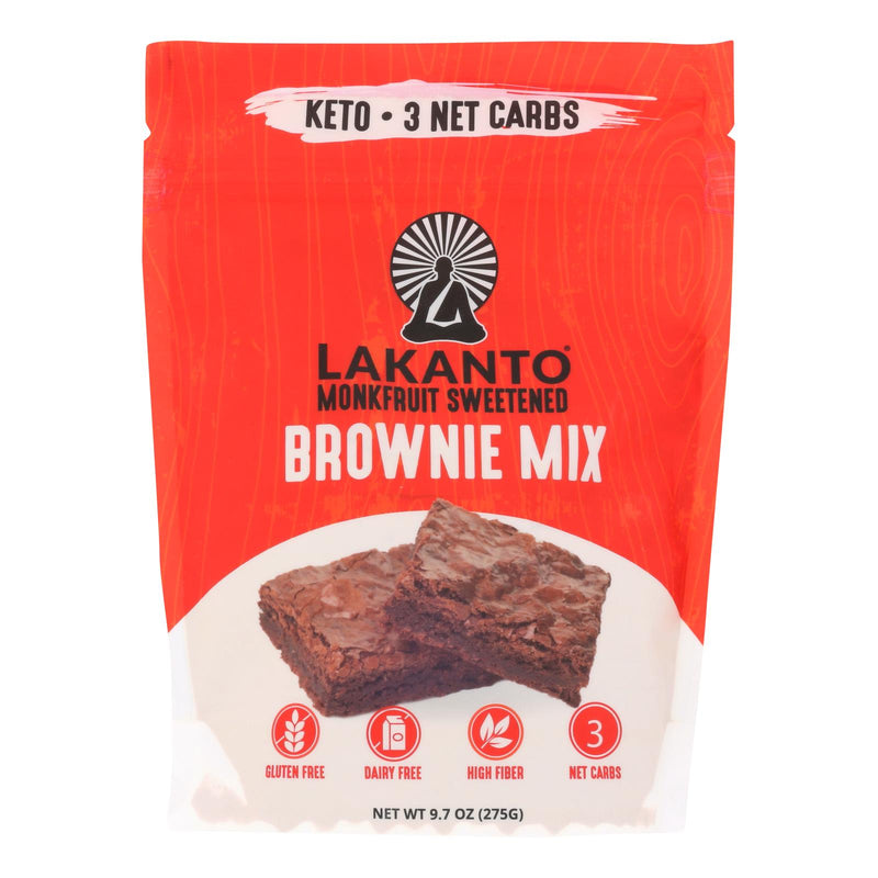 Lakanto Original Monkfruit Sweetened Brownie Mix (Pack of 8) - Cozy Farm 