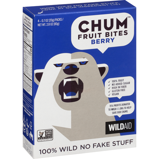 Chum 2.8 oz Berry Fruit Bites (Pack of 6) - Cozy Farm 
