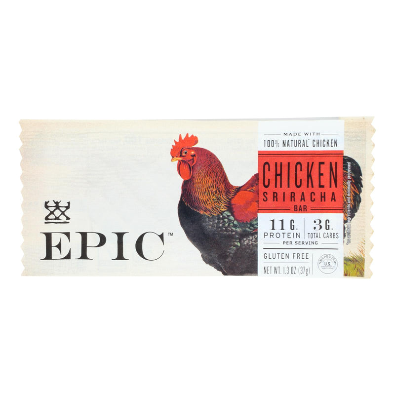 Epic Chicken Sriracha Bars (12 x 1.3oz) - Cozy Farm 
