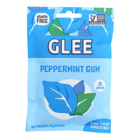 Glee Gum Peppermint Pouch (Pack of 6-55 Count) - Cozy Farm 