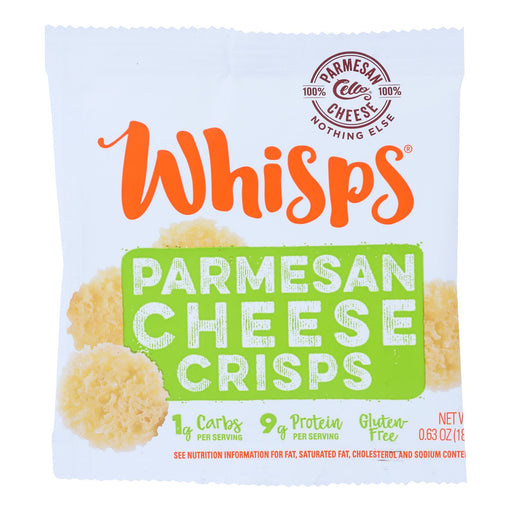 Whisps - Cheese Crisps Parmarsan Single Serve - Case Of 12-0.63oz - Cozy Farm 