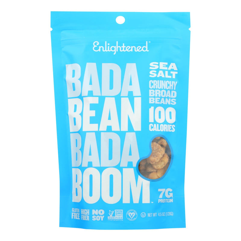 Bada Bean Bada Boom Crunchy Sea Salt Beans (Pack of 6 - 4.5 Oz) - Cozy Farm 