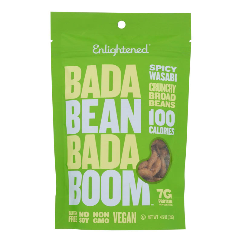 Bada Bean Bada Boom Spicy Wasabi Crunchy Beans, 4.5 Oz Bags (Pack of 6) - Cozy Farm 