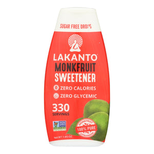Lakanto Original Sugar-Free Monk Fruit Sweetener, 6 x 1.76 Fl Oz - Cozy Farm 