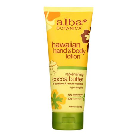 Alba Botanica Hawa Cocoa Butter Nourishing Hand & Body Lotion (6 Fl Oz) - Cozy Farm 