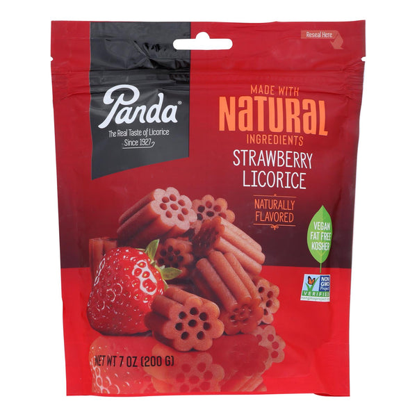 Panda Licorice Strawberry Chews, 7 Oz., Pack of 8 - Cozy Farm 