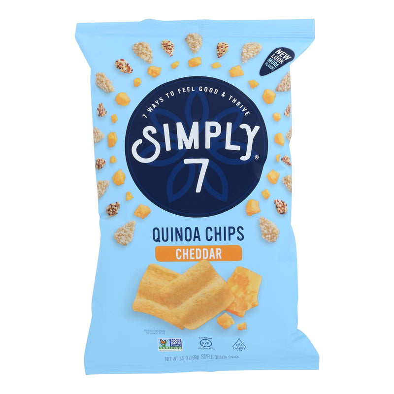 Simply 7 Quinoa Cheddar Chips (Pack of 8) - Cozy Farm 