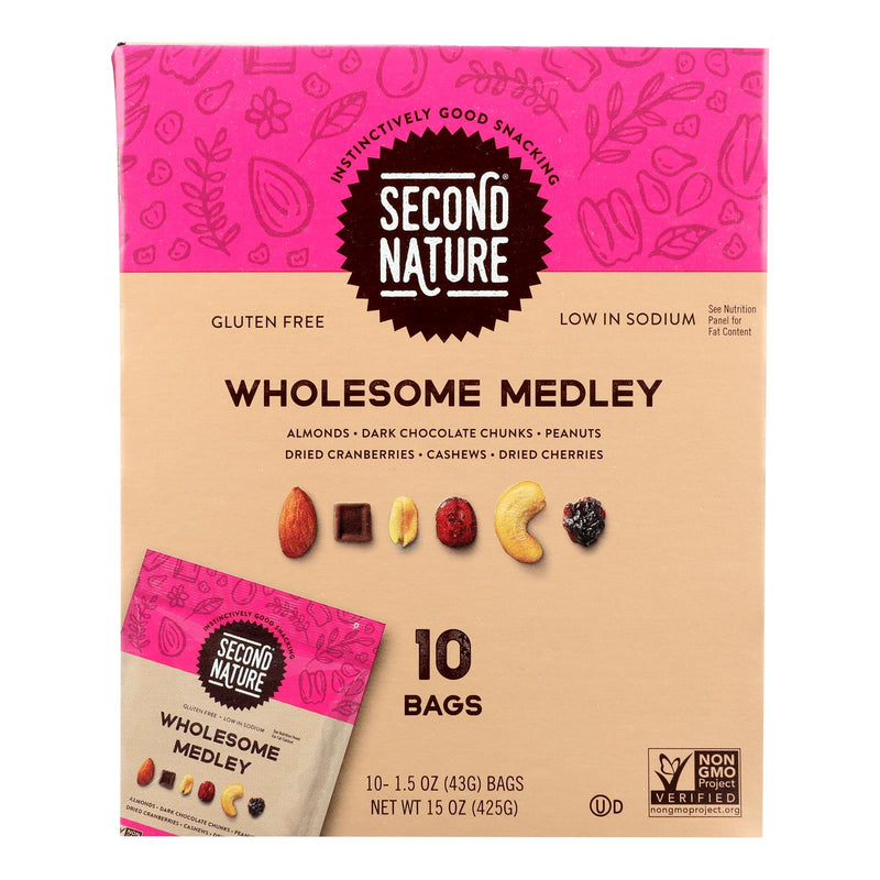 Second Nature Wholesome Nut Medley (4-Pack, 10/1.5oz Each) - Cozy Farm 
