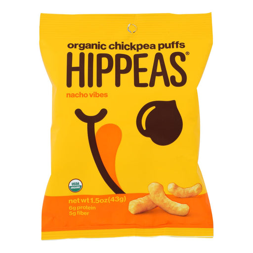 Hippeas - Chickpea Puff Nacho Vibes (Pack of 6 1.5 Oz Bags) - Cozy Farm 