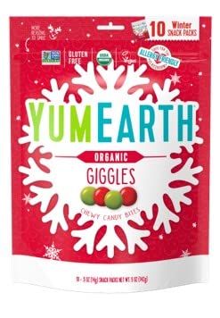 Yumearth Giggles — Holiday Organic Candy (18 Pack - 5 Oz Each) - Cozy Farm 