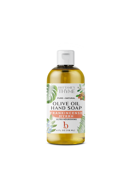 Brittanie's Thyme Frankincense Myrrh Liquid Hand Soap (4 Fl Oz) - Cozy Farm 