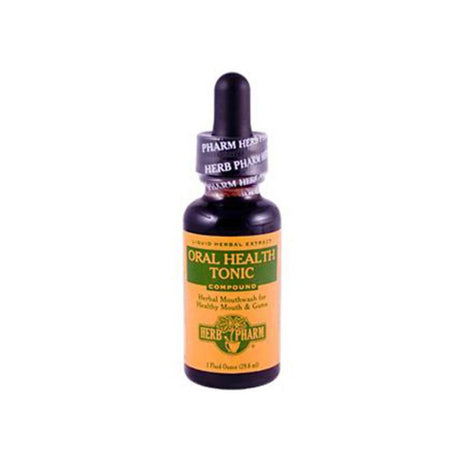 Herb Pharm Oral Health Tonic - Herbal Supplement for Gum & Tooth Health - 1 Fl Oz - Cozy Farm 
