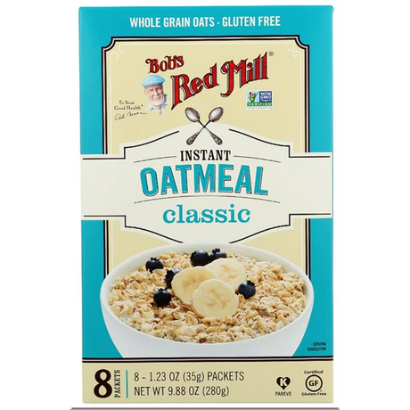 Bob's Red Mill Gluten-Free Classic Instant Oatmeal, Pack of 4 (9.88 oz per Canister) - Cozy Farm 
