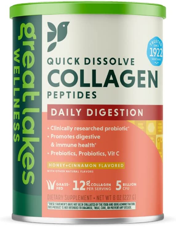 Great Lakes Wellness Collagen Peptides (Pack of 1 - 8 Oz.) - Cozy Farm 