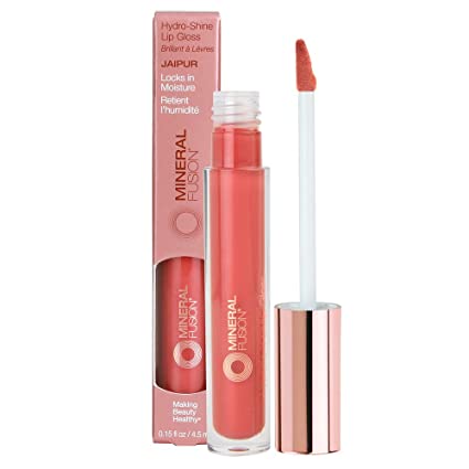 Mineral Fusion Hydro Shine Lip Gloss in Jaipur - 0.15 Fl Oz - Cozy Farm 