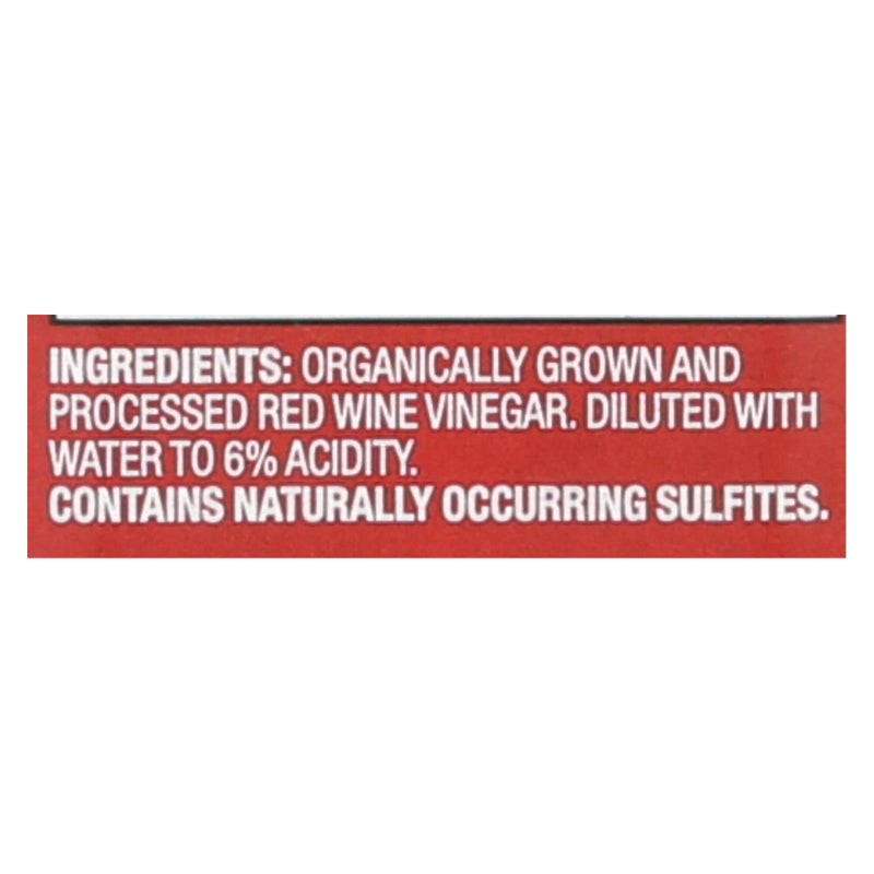 Spectrum Naturals Organic Red Wine Vinegar (Pack of 6 - 16.9 Fl Oz.) - Cozy Farm 