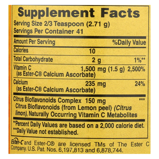 Enhanced Immunity - American Health Ester-C Powder with Citrus Bioflavonoids (4 Oz.) - Cozy Farm 