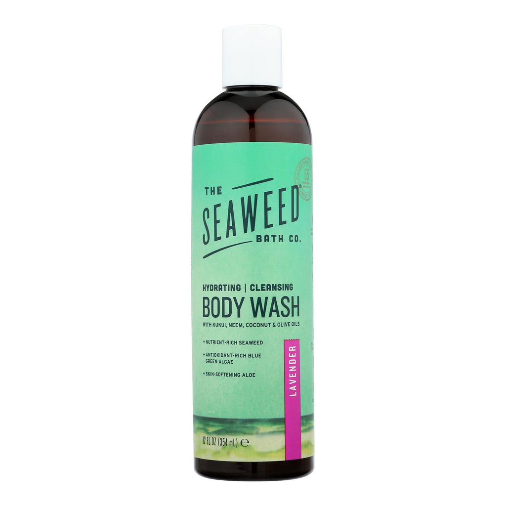 The Seaweed Bath Co. Lavender Body Wash, 12 Fl Oz, Calming and Hydrating - Cozy Farm 