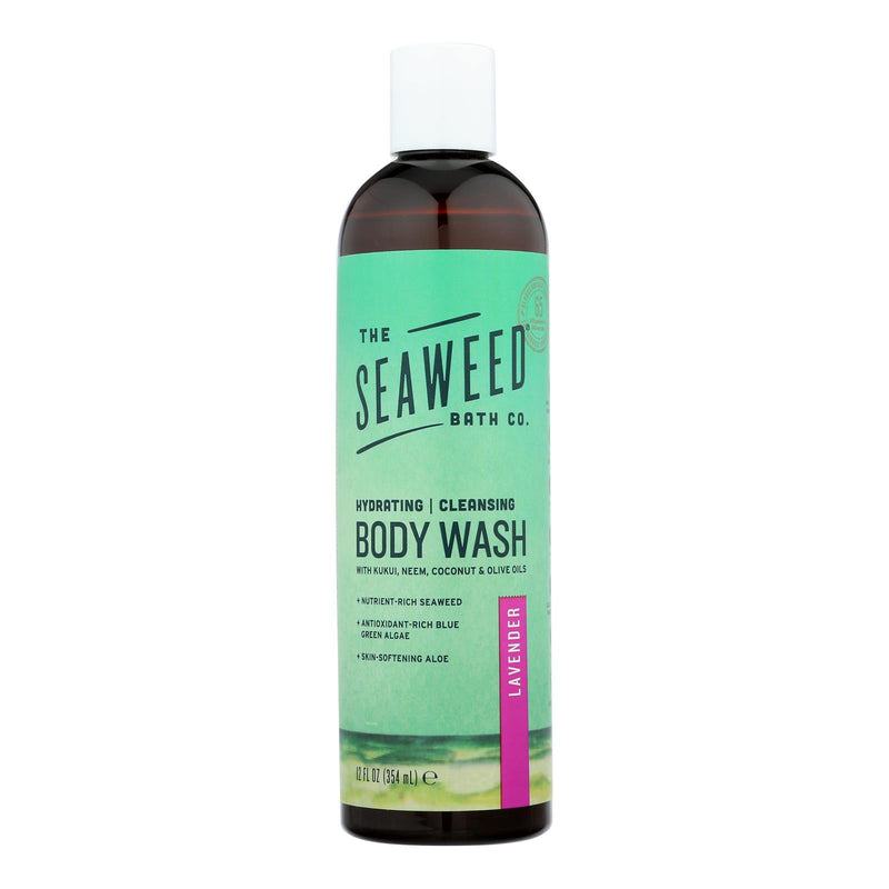 The Seaweed Bath Co. Lavender Body Wash, 12 Fl Oz, Calming and Hydrating - Cozy Farm 