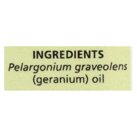 Aura Cacia Pure Essential Oil Geranium (0.5 Fl Oz) - Cozy Farm 