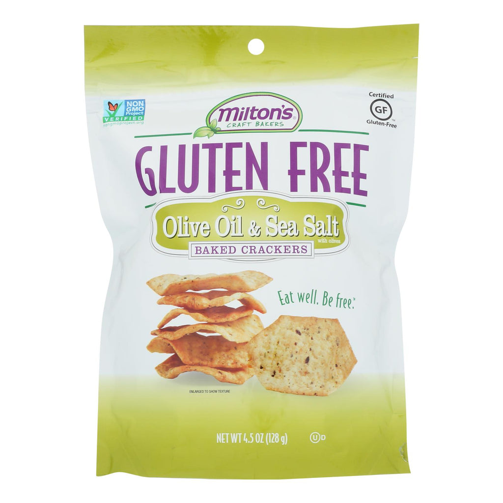 Miltons Gluten Free Olive Oil Crackers (Pack of 12 - 4.5 Oz.) - Cozy Farm 