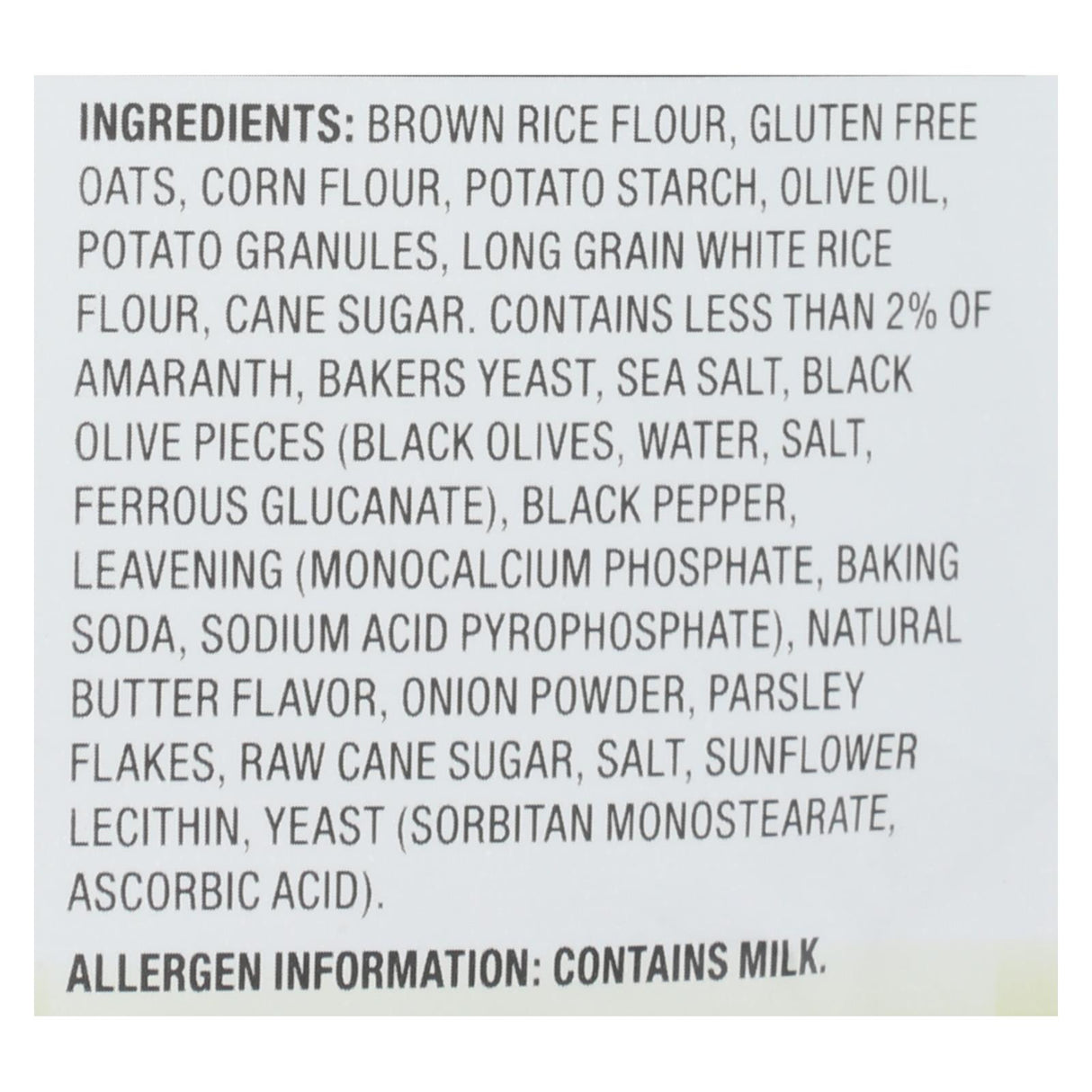 Miltons Gluten-Free Olive Oil Crackers (12 x 4.5 Oz.) - Cozy Farm 